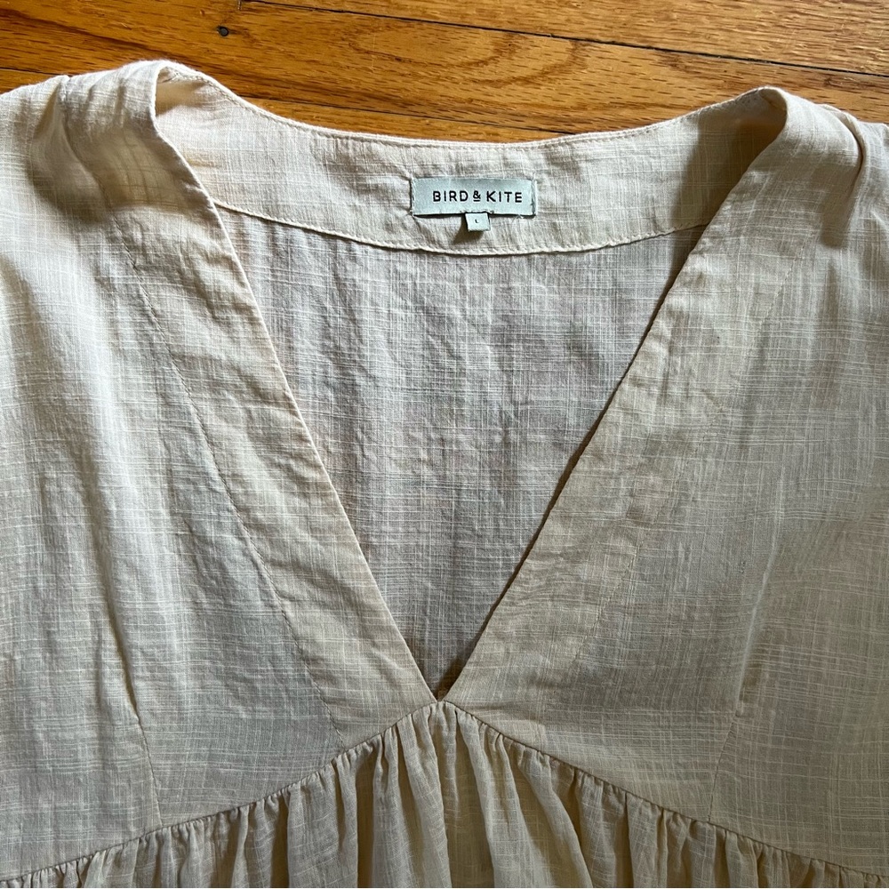 Bird & Kite Calla Top in Bone, Australian Lifestyle Brand - Picture 8 of 17